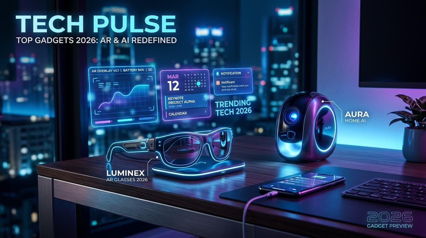 Top 5 Upcoming Tech Gadgets That Will Change How You Live in 2026
